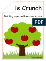 Apple Crunch: Matching Upper and Lowercase Letters