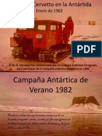 Guillermo Cervetto - Campaña Antártica de Verano 1982