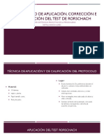 Procedimiento de Aplicación, Corrección e Interpretación Del Test