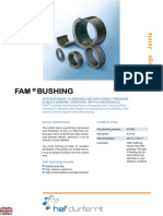 FAM Bushing: High Resistance To Abrasion and High Contact Pressure in Shock Working Conditions, With No Maintenance