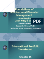Foundations of Multinational Financial Management: Alan Shapiro John Wiley & Sons