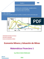 Clase 3 2016 Economia Minera - Dinero e Interes