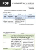 Ideas Principales de Situaciones Didc3a1cticas y No Didc3a1cticas