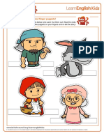 Craft Little Red Riding Hood Finger Puppets PDF