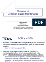 Condition Based Maintenance Overview