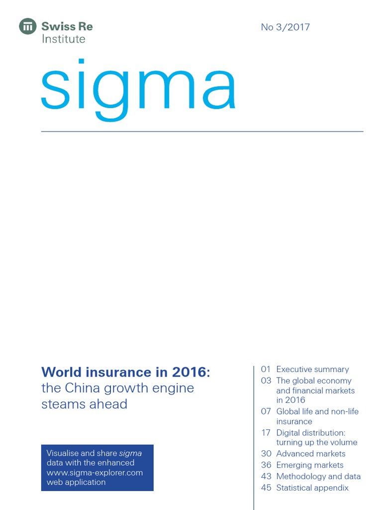 World Insurance in 2016:: The China Growth Engine Steams Ahead | PDF ...