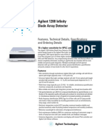 Agilent 1260 Infinity Diode Array Detector: Features, Technical Details, Specifications and Ordering Details