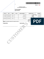 Customer'S Copy: Customer: (1037) Jci Surigao-Balite Project Address:, Surigao City, Surigao Del Norte