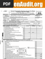 Southern Poverty Law Centers' 2015 Form 990T
