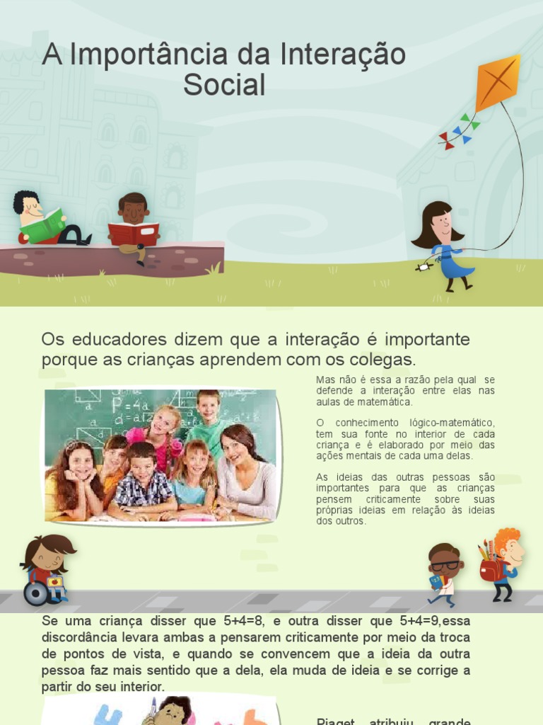 A Importância Da Interação Social | PDF | Sociologia | Lógica