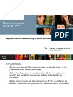 Direccionamiento de La Red: Ipv4: Aspectos Básicos de Networking: Cálculo de Subredes