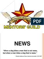 2017 Mentors' Guild Training Module For News Writing