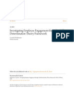 Investigating Employee Engagement Through a Self-Determination Th