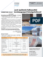 Knauf Insulation Csarnokrendszeru Epulet Falkazetta Hoszigetelese Factplus Termekkel