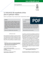 La importancia del expediente clínico para el trabajo médico