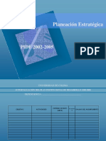 Planeación Estratégica - PIDE 2002-2005