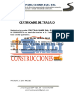 Certificado Laboral Emili