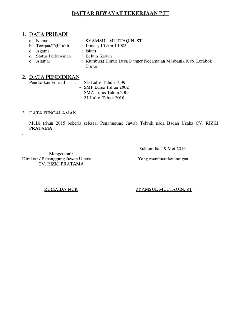 Bahan Permohonan Iujk Baru