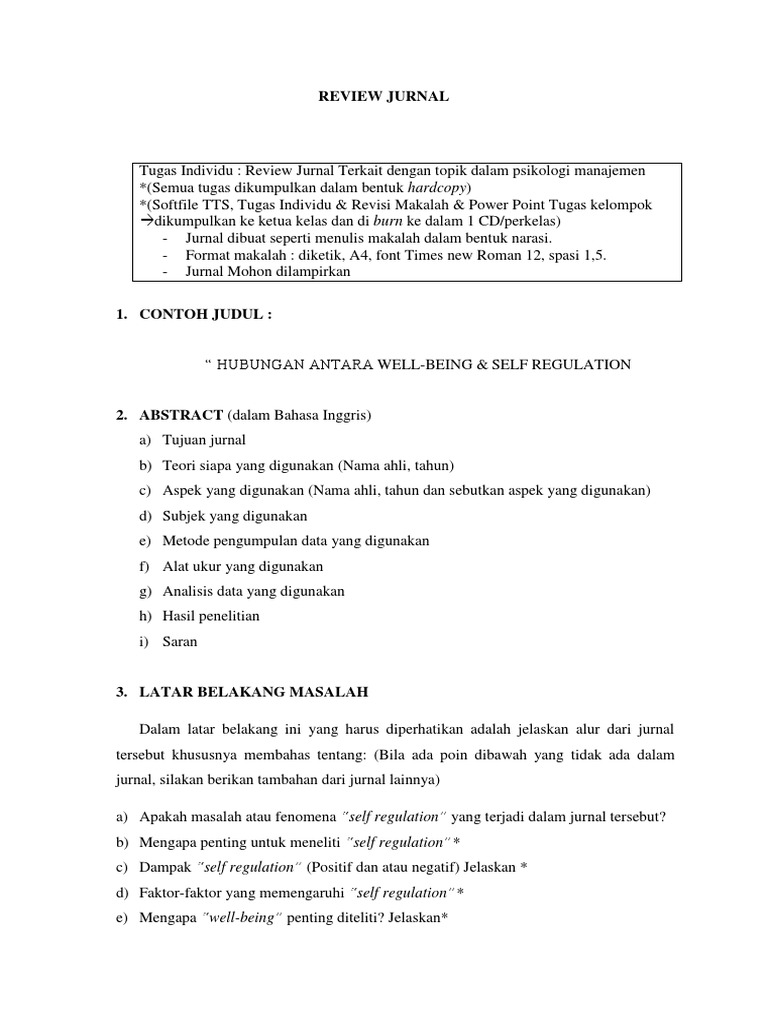 Langkah Review Jurnal