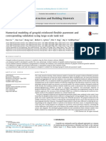 Numerical Modeling of Geogrid Reinforced Flexible Pave 2016 Construction and