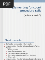 Chap 7 Implementing Function Calls