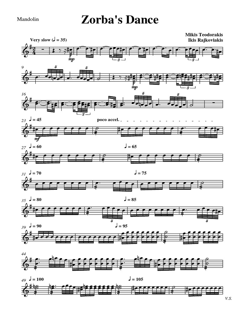 Zorba's Dance Mandolin