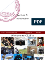 cs231n - 2017 - Lecture1 - Intro PDF
