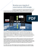 Gravità e Principio Conservazione Energia