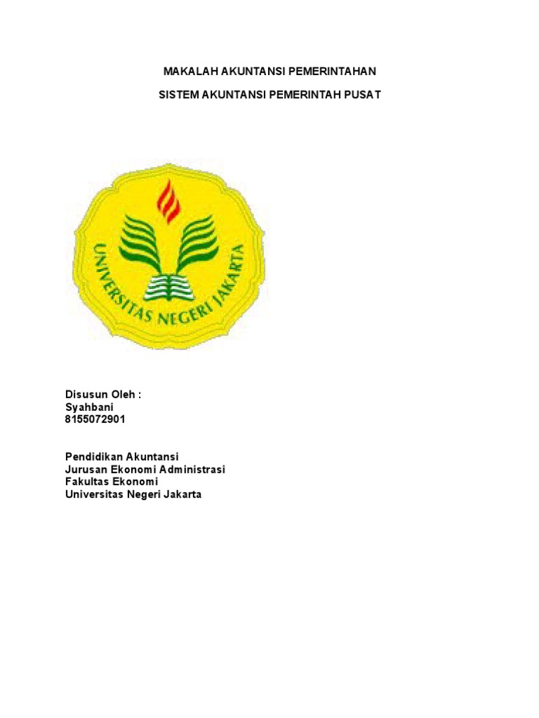 Makalah Akuntansi Pemerintahan