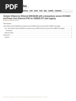 Arduino Webserver Ethernet ENC28J60 With a Tempera(1)