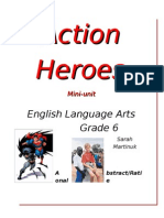 ELA-Grade 6 Action Heroes