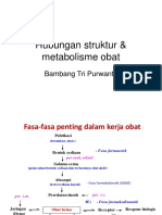 Hubungan Struktur & Metabolisme Obat