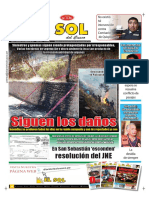 Diario El Sol Del Cusco 30 08 17