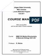 BMB 515 Electronic Course Pack Sessions 1-10 PDF
