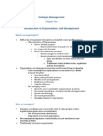 Chapter 1 - Introduction To Organ Is at Ions and Management