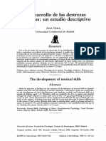 Dialnet ElDesarrolloDeLasDestrezasMusicales 48323 PDF