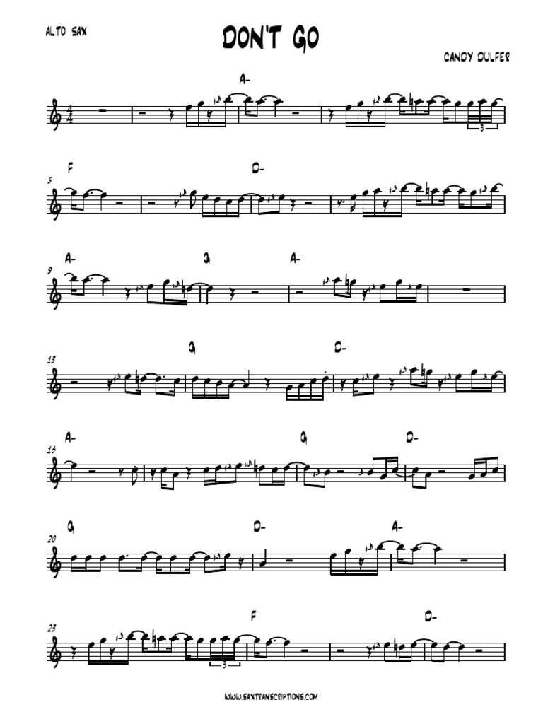 Candy DulferDon't GoAlto Sax