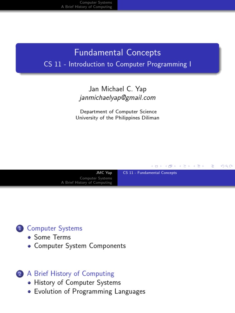 CS 11 - Lesson 1 | PDF | Computer Hardware | Central Processing Unit