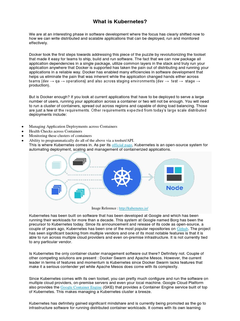 Understanding Kubernetes Basics | PDF | Software | Computer Networking