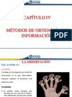 Capítulo 4 - Métodos de Obtención de Información