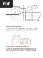 Pantalón Modelo 007 Burda Fácil