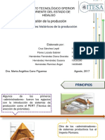 Línea Del Tiempo de Producción