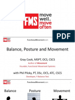 Cook and Plisky - Balance, Posture and Movement