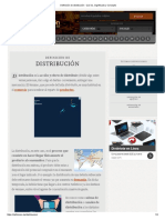 Definición de Distribución - Qué Es, Significado y Concepto PDF