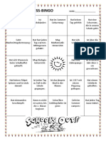 Schulschluss Bingo