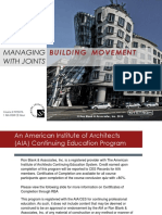 Managing Building Movement With Joints