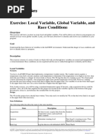 6-Local Variable, Global Variable and Race Conditions