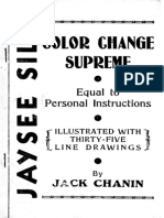 Jaysee Silk - Color Change Supreme PDF