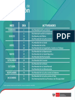 Calendario de Prevencion en Salud PDF