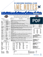 8.30.17 vs. JAX Game Notes